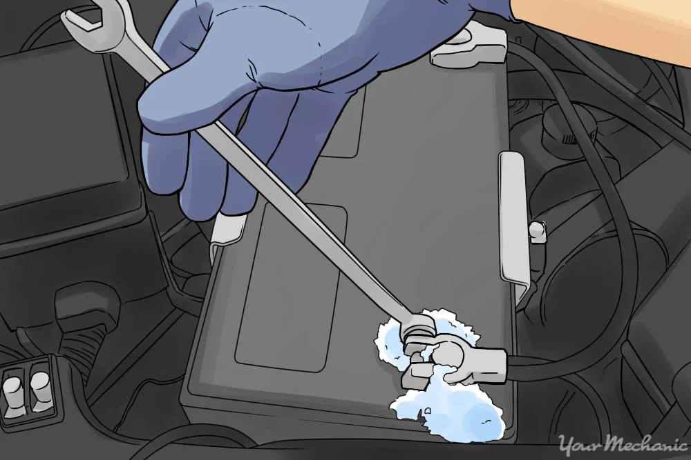 Check Battery Terminals for Corrosion