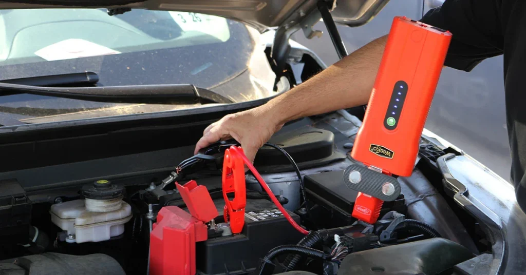 How many times can I use the product to jump-start a car on a single charge?