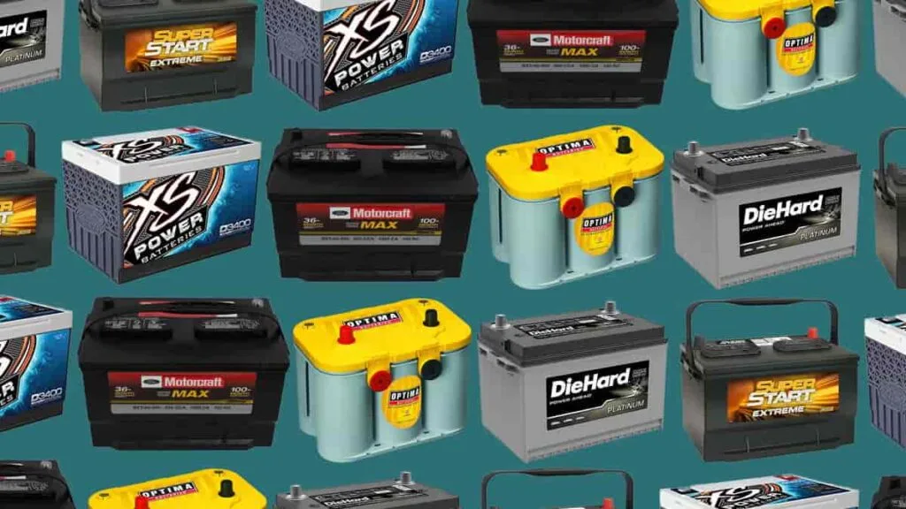 Optima, DieHard, ACDelco, and Exide